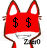 Emoticon Red Fox occhi di denaro